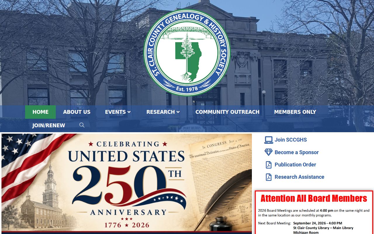 Port Huron city directory genealogy society local holdings information